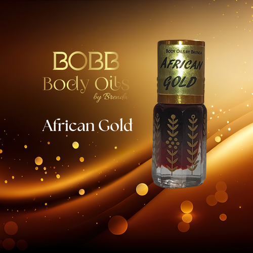 African Gold Attar, Amber Spicy Fragrance Notes, Unisex, Concentrated Perfume Oil, Intense Smell, Alcohol Free