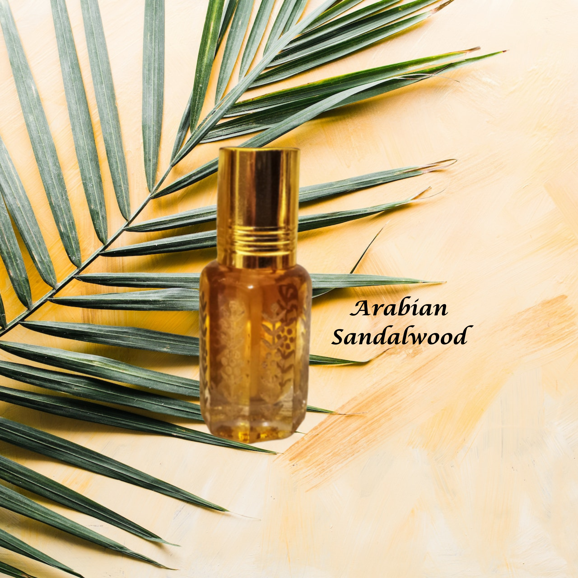 Arabian Sandalwood Oil Perfume, Creamy Vanilla Woody Fragrance, Aromatic Scent, Sandalwood Natural Perfume, Aromatherapy Unisex