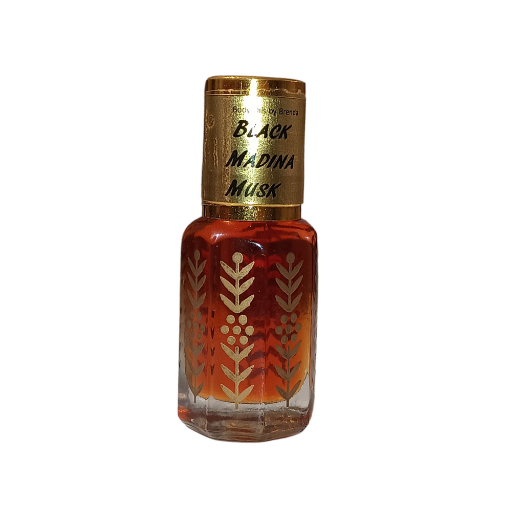 Black Madina Musk Type Body Oil-Oriental, Exotic Musk-Refreshing, Aromatic Perfumed Body Oil-Concentrated Perfume-Luxury Fragrances