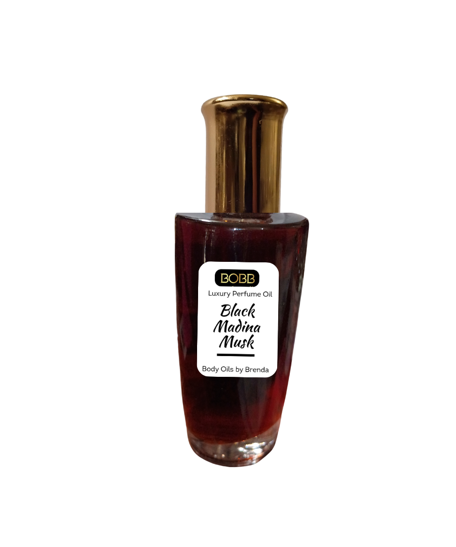 Black Madina Musk Type Body Oil-Oriental, Exotic Musk-Refreshing, Aromatic Perfumed Body Oil-Concentrated Perfume-Luxury Fragrances