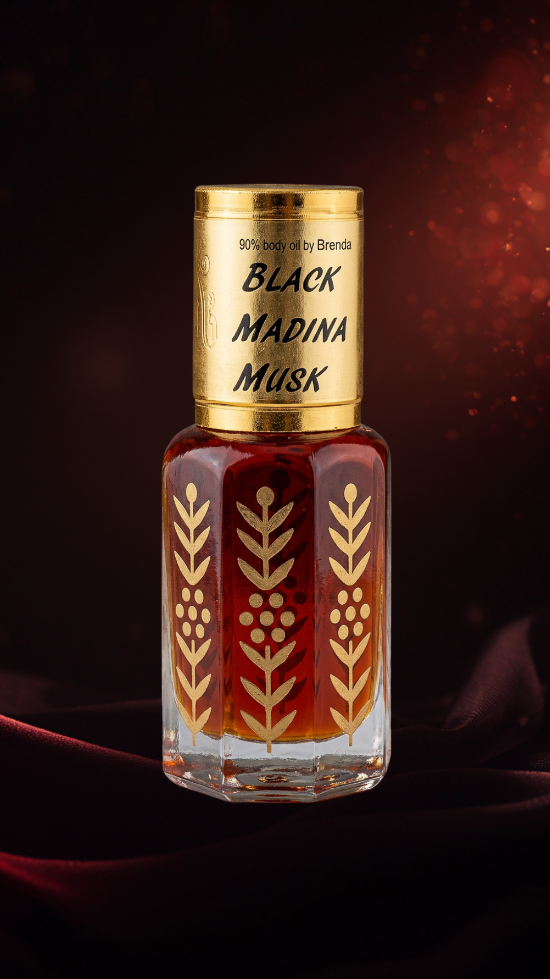 Black Madina Musk Type Body Oil-Oriental, Exotic Musk-Refreshing, Aromatic Perfumed Body Oil-Concentrated Perfume-Luxury Fragrances