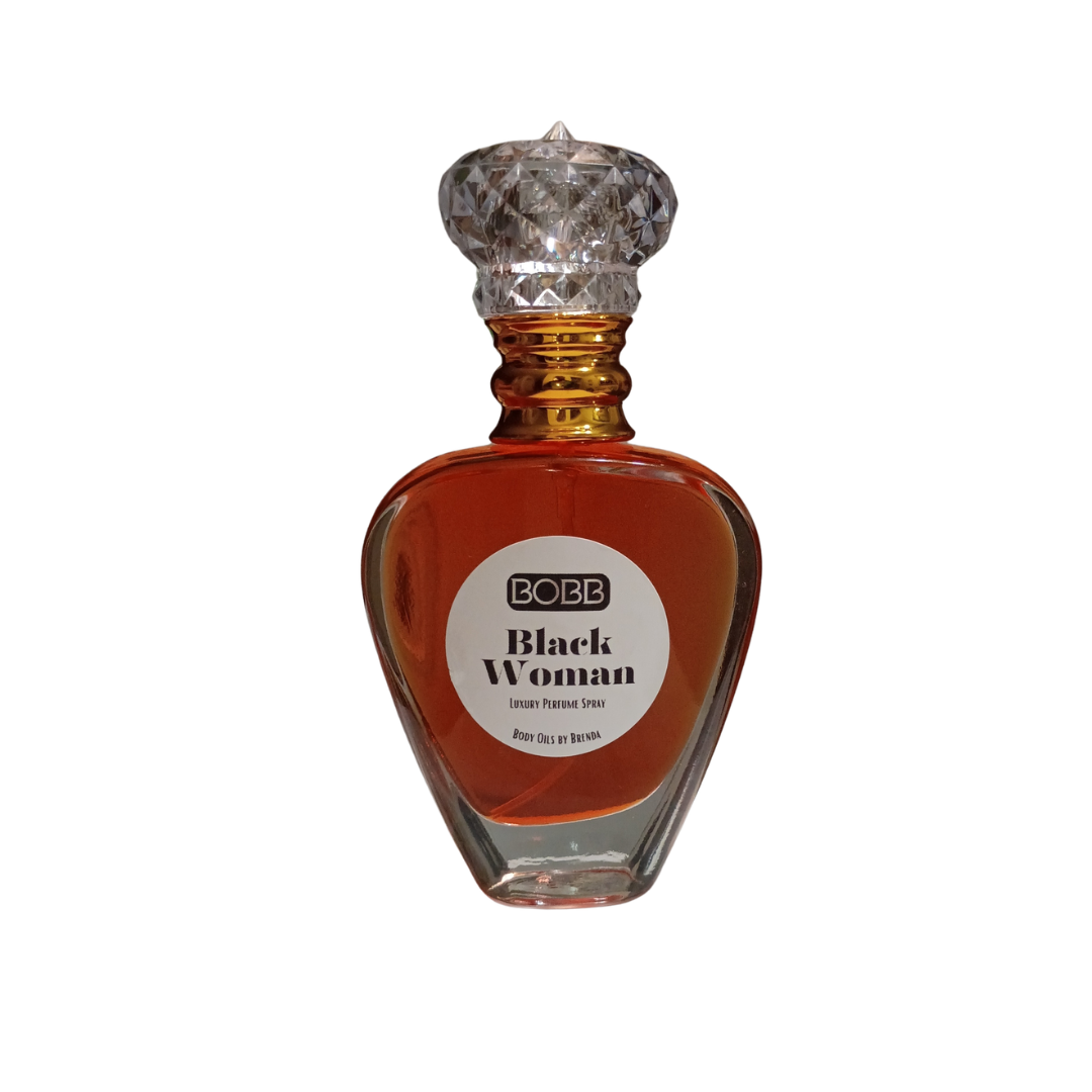 BLACK WOMAN Type Body Oil - Alcohol Free Fragrance - Floral Perfume - Sophisticated Scent - 7 ml 10 ml 30 ml