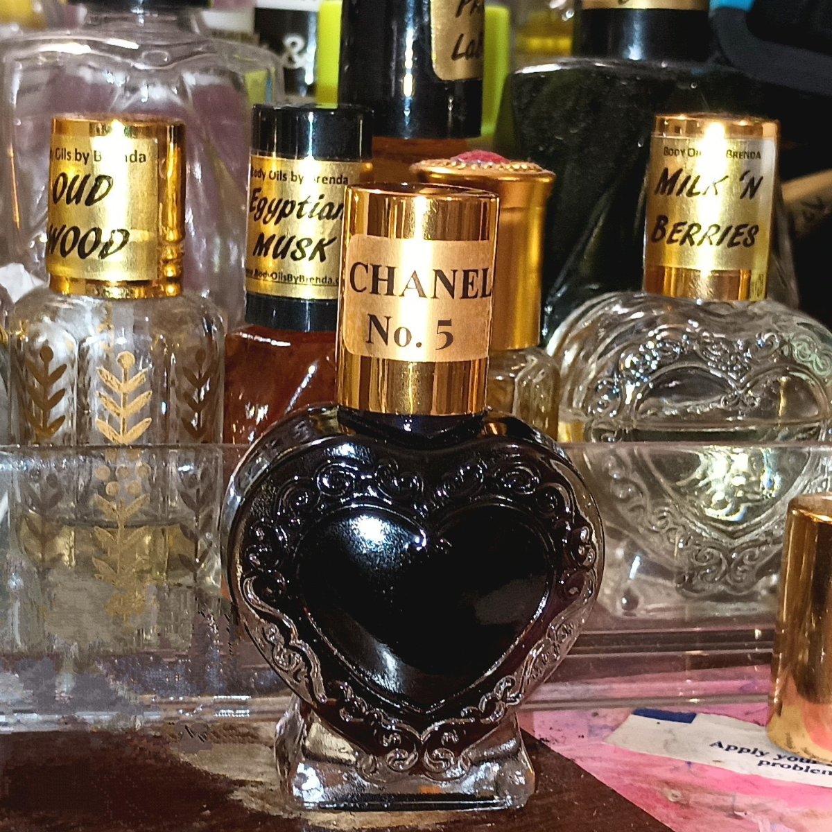 Chanel No. 5 Type Body Oil, Women's Luxury Perfumed Oil, Sensual Elegant Alcohol-Free Fragrance-Intoxicating-*Not Name Brand Product