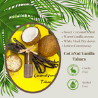 Coconut Vanilla Tahara Attar, Coconut Vanilla Musk Premium Concentrated Perfume Oil, Luxury Body Oil