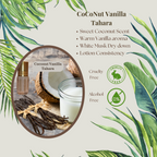 Coconut Vanilla Tahara Attar, Coconut Vanilla Musk Premium Concentrated Perfume Oil, Luxury Body Oil