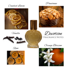 Devotion Type Body Oil, Citrus Gourmand Perfumed Oil, Dessert Fragrance for Her, Candied Lemon Rum Vanilla Oil,  Pound Cake