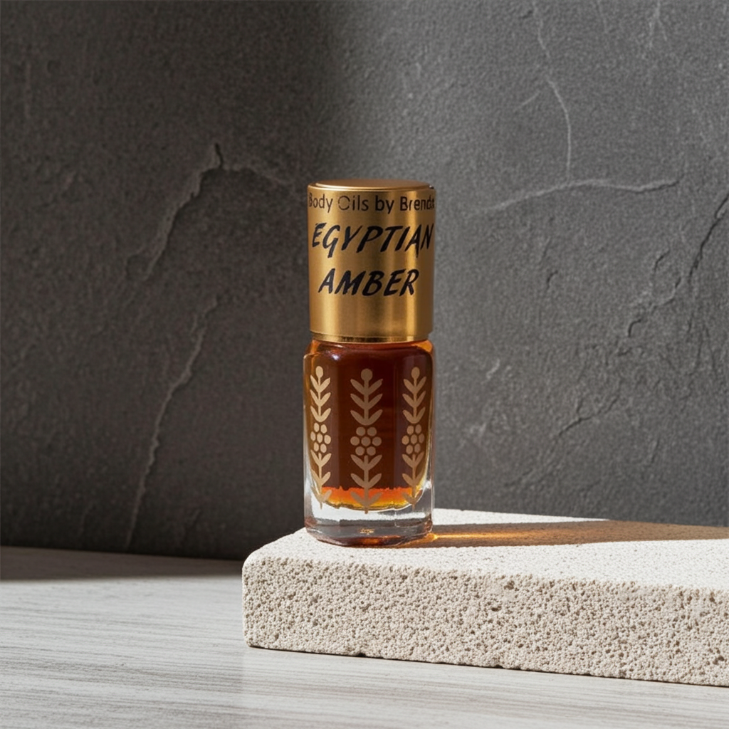 EGYPTIAN AMBER Attar-Concentrated Perfume Oil Import-Roll On 10 ml Unisex-Musk Vanilla Sandalwood-Fragrance Oil-Him or Her