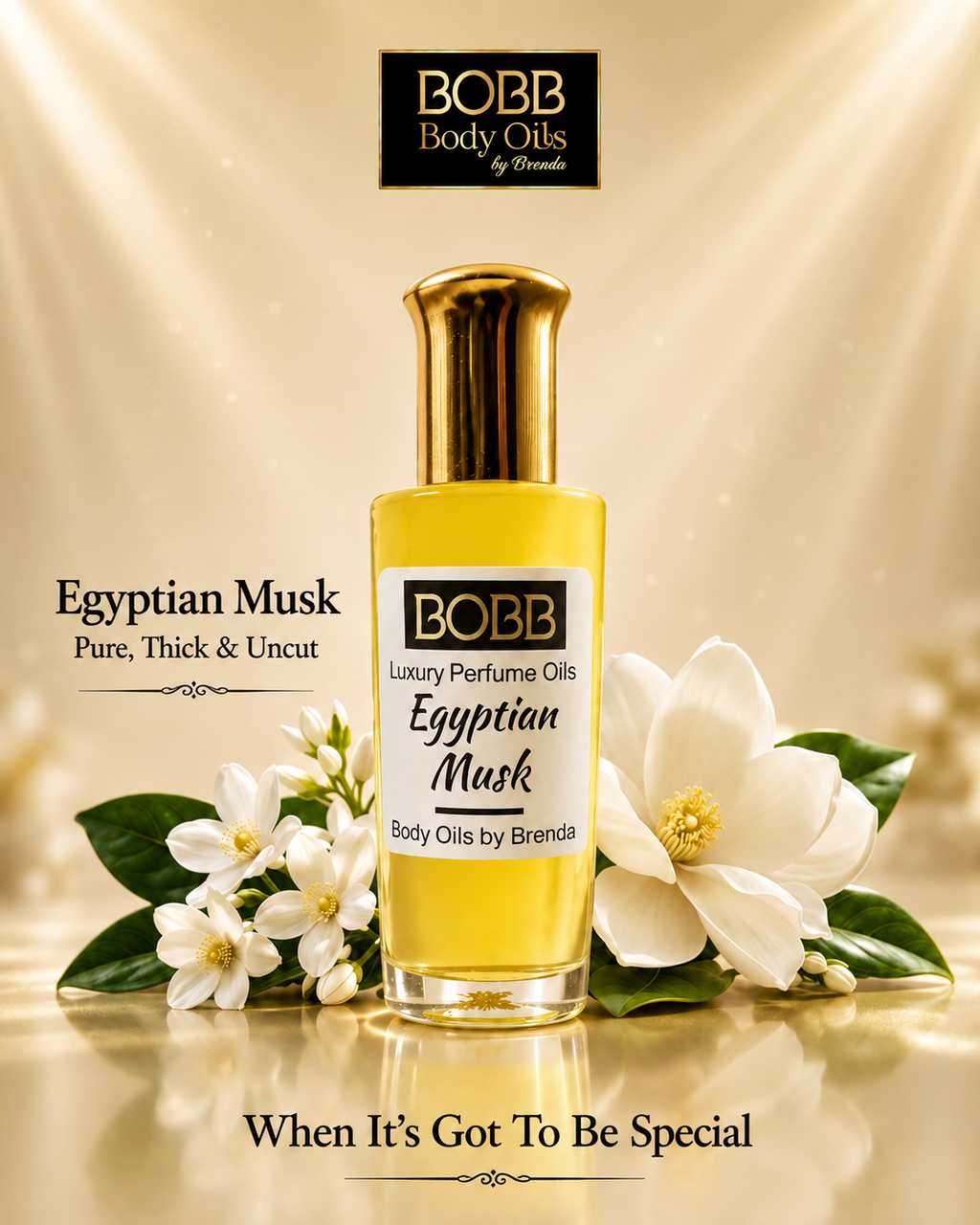 Egyptian Musk 1 oz Roll-On Pure Thick Uncut Body Oil.  Buy 2 Get 1 FREE, Alcohol Free, Unisex, All Natural