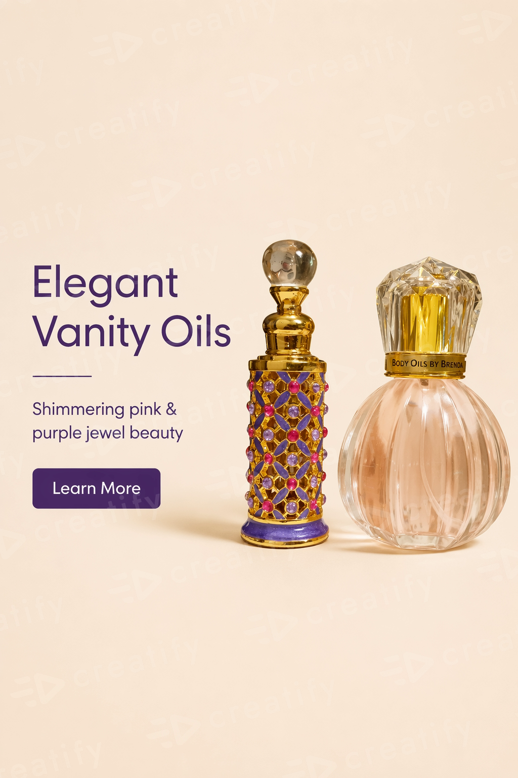 Pink Sugar Perfumed Body Oil, Sweet Gourmand Fragrance Oil, Pink Sugar Body Splash, Cotton Candy Perfume-Caramel Vanilla