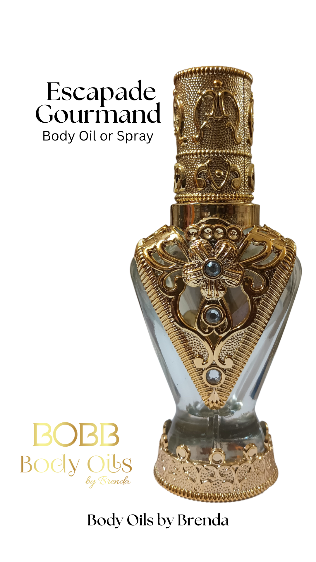Escapade Gourmand Type Body Oil, Sweet Vanilla Brown Sugar Fragrance, Unisex Scent for Him and Her, *Not a Name Brand Product