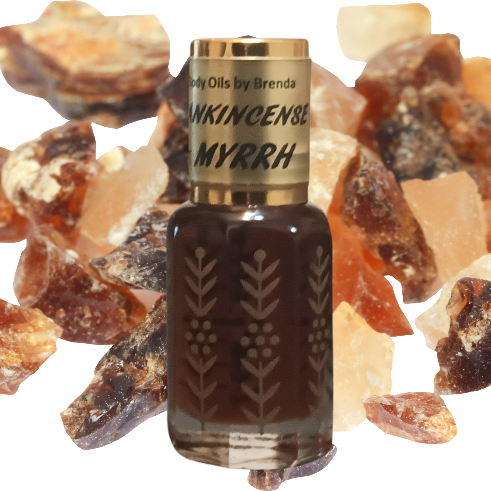 Frankincense & Myrrh Attar, Warm Woody Resinous Oil, Strong Grounding Calming Scent, Protect and Purify, Attract Blessings Abundance and Prosperity, Pure Uncut Full Strength Quality Oil