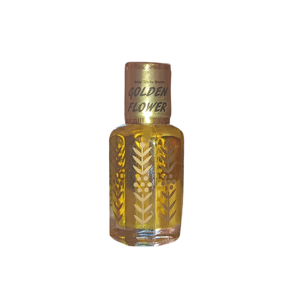 Golden Flower Attar - Import Oil - All Natural Perfume -  Alcohol Free - Luxury Perfume - Ittar - Itr - 3 ml - 6 ml - 12 ml
