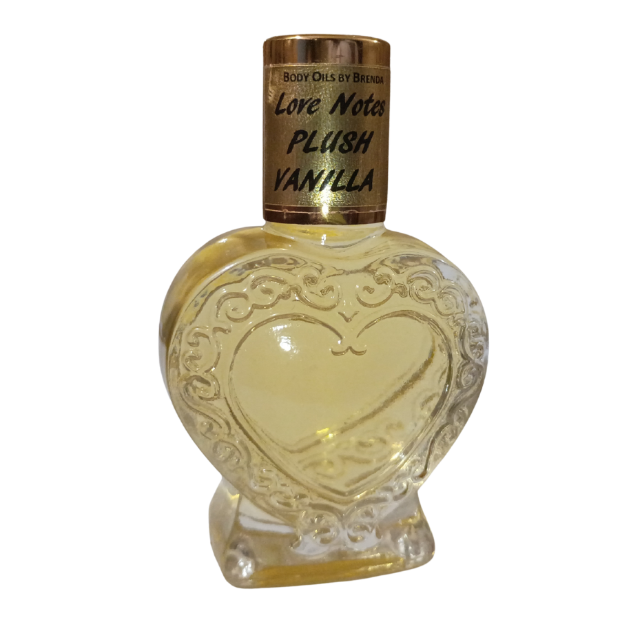 Love Notes Vanilla Plush Type Body Oil, Luxury Perfumed Oil, Vanilla Sweet Warm Spicy Marshmallow, Woody Scent, Feminine Scent-Gourmand Vanilla Alcohol Free Fragrance-Sweet Perfume