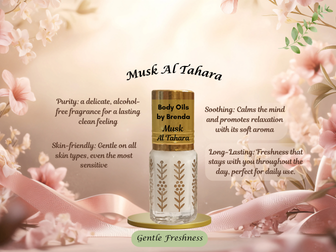 Pink Musk, Rose Tahara Attar, Rose Musk, Premium Concentrated Perfume Oil, Luxury Body Oil Fragrance, Pink Musk Tahara for Women