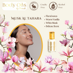 Musk Al Tahara Attar, White Musk Tahara, Premium Concentrated Perfume Oil, Women's Feminine Oil, Arabian Perfume Oil, Luxury Body Oil Fragrance