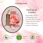 Pink Musk, Rose Tahara Attar, Rose Musk, Premium Concentrated Perfume Oil, Luxury Body Oil Fragrance, Pink Musk Tahara for Women