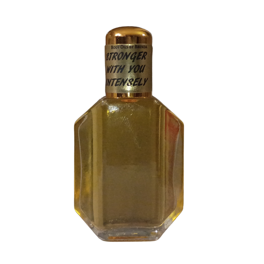 Stronger with You Intensely Type Body Oil, Sweet Vanilla Warm Spicy Gourmand Luxury Perfumed Oil, Men's Vanilla Fragrance, Vanilla Alcohol Free Fragrance-
