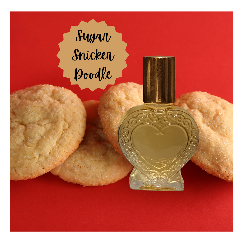 Sugared Snicker Doodle Type Body Oil-Sweet Warm & Spicy Scent-Sugar Cookie Scent, Sugar Cookie Dough Pure Oil-Vanilla Gourmand Oil, Body Spray