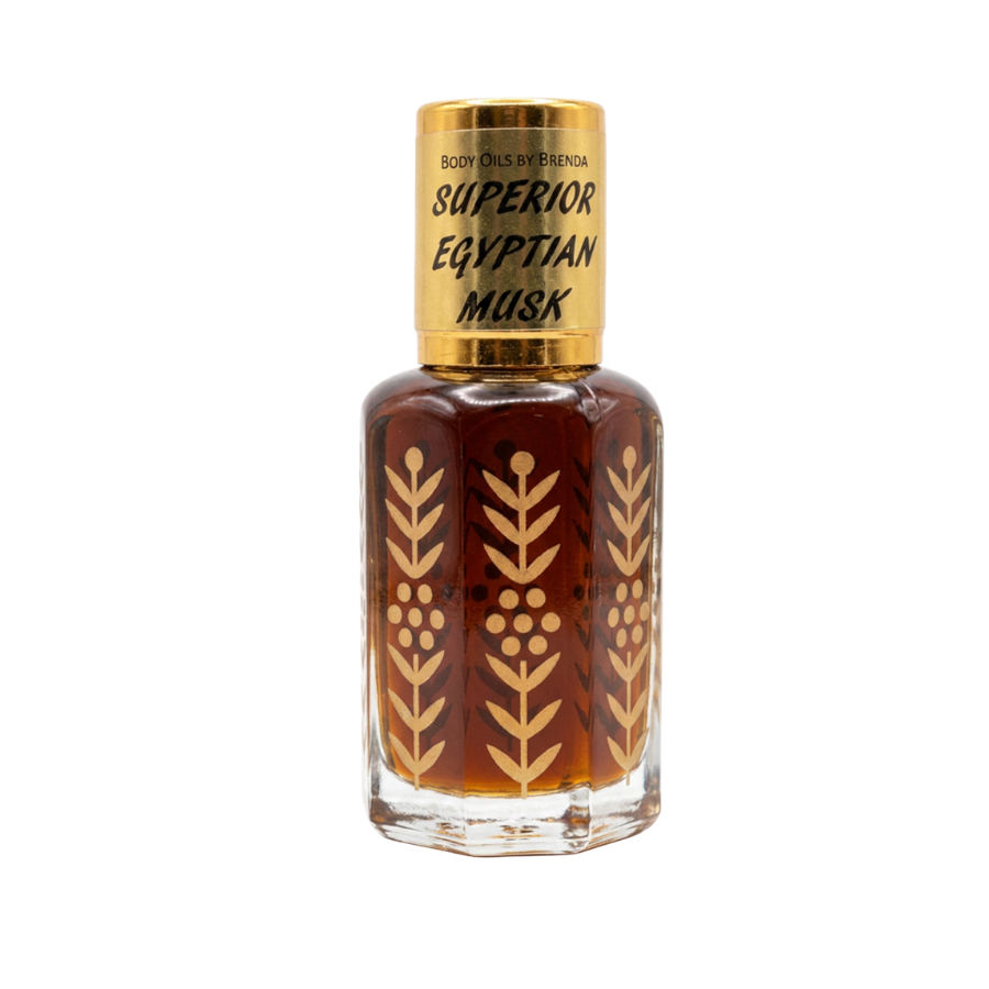 Superior Egyptian Musk Attar, Intense Rich Smell, Musk Frankincense Amber Fragrance, Concentrated Natural Perfume Oil (CPO), Deep Rich Color, Alcohol Free Imported Oil Unisex