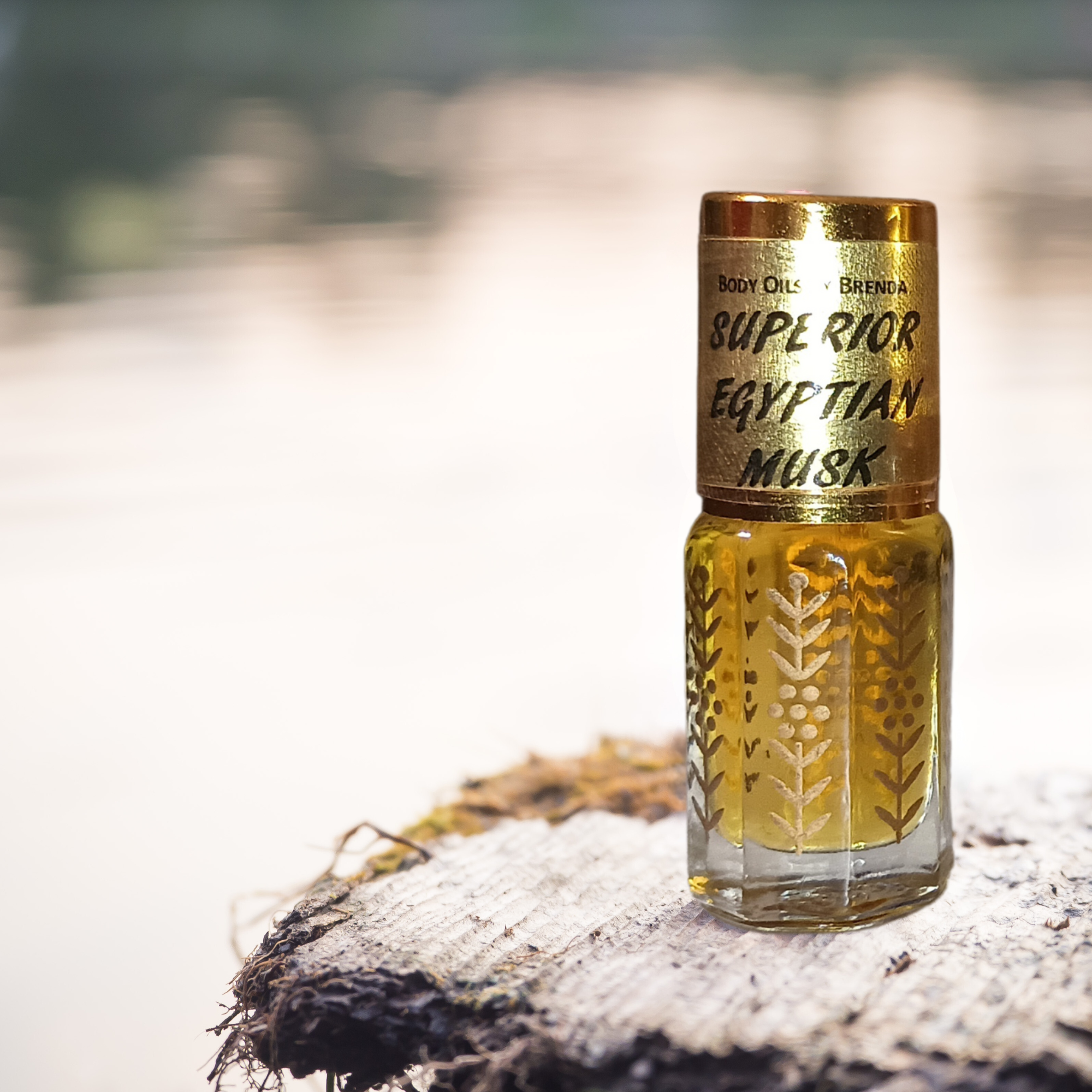 Superior Egyptian Musk Attar, Intense Rich Smell, Musk Frankincense Amber Fragrance, Concentrated Natural Perfume Oil (CPO), Deep Rich Color, Alcohol Free Imported Oil Unisex