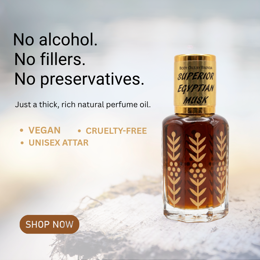 Superior Egyptian Musk Attar, Intense Rich Smell, Musk Frankincense Amber Fragrance, Concentrated Natural Perfume Oil (CPO), Deep Rich Color, Alcohol Free Imported Oil Unisex