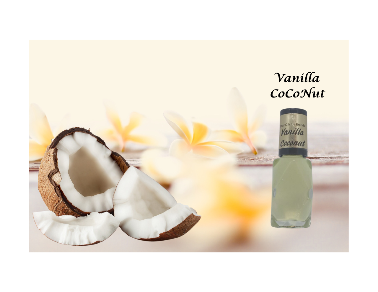 Vanilla Coconut Body Oil - Luxury Body Oils - UNISEX - Gourmand Men & Women Fragrances - Alcohol Free - Coconut Lovers