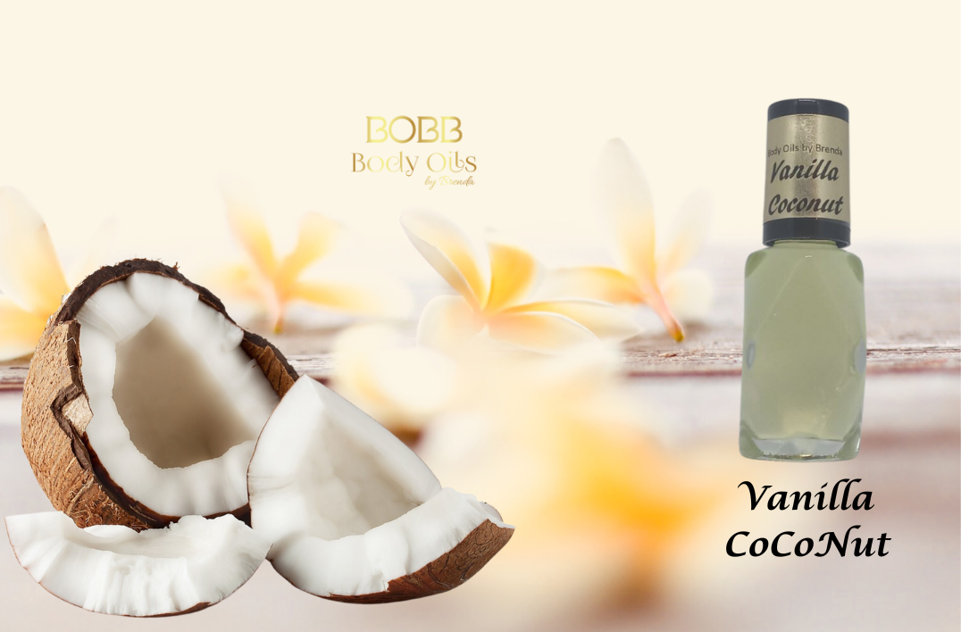Vanilla Coconut Body Oil - Luxury Body Oils - UNISEX - Gourmand Men & Women Fragrances - Alcohol Free - Coconut Lovers