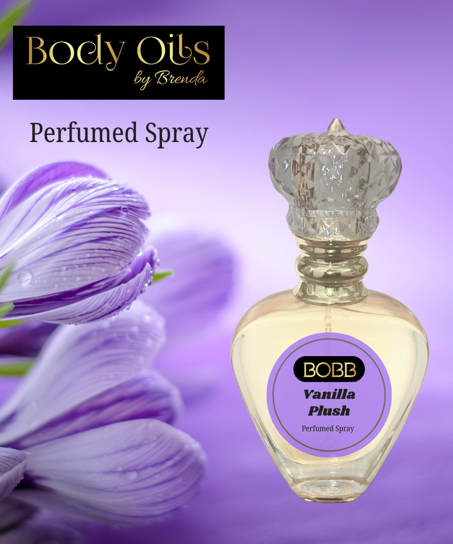 Love Notes Vanilla Plush Type Body Oil, Luxury Perfumed Oil, Vanilla Sweet Warm Spicy Marshmallow, Woody Scent, Feminine Scent-Gourmand Vanilla Alcohol Free Fragrance-Sweet Perfume