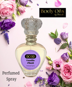 Love Notes Vanilla Plush Type Body Oil, Luxury Perfumed Oil, Vanilla Sweet Warm Spicy Marshmallow, Woody Scent, Feminine Scent-Gourmand Vanilla Alcohol Free Fragrance-Sweet Perfume