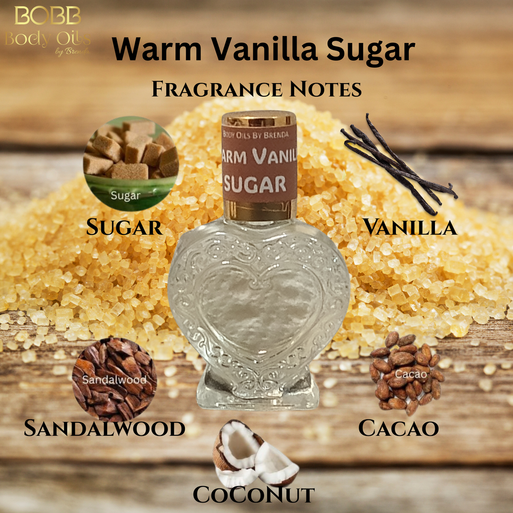 Warm Vanilla Sugar Type Oil - Yummy & sweet, Gourmand Fragrance - Warm and syrupy, Uncut, Alcohol Free Concentrated Perfumed Oil