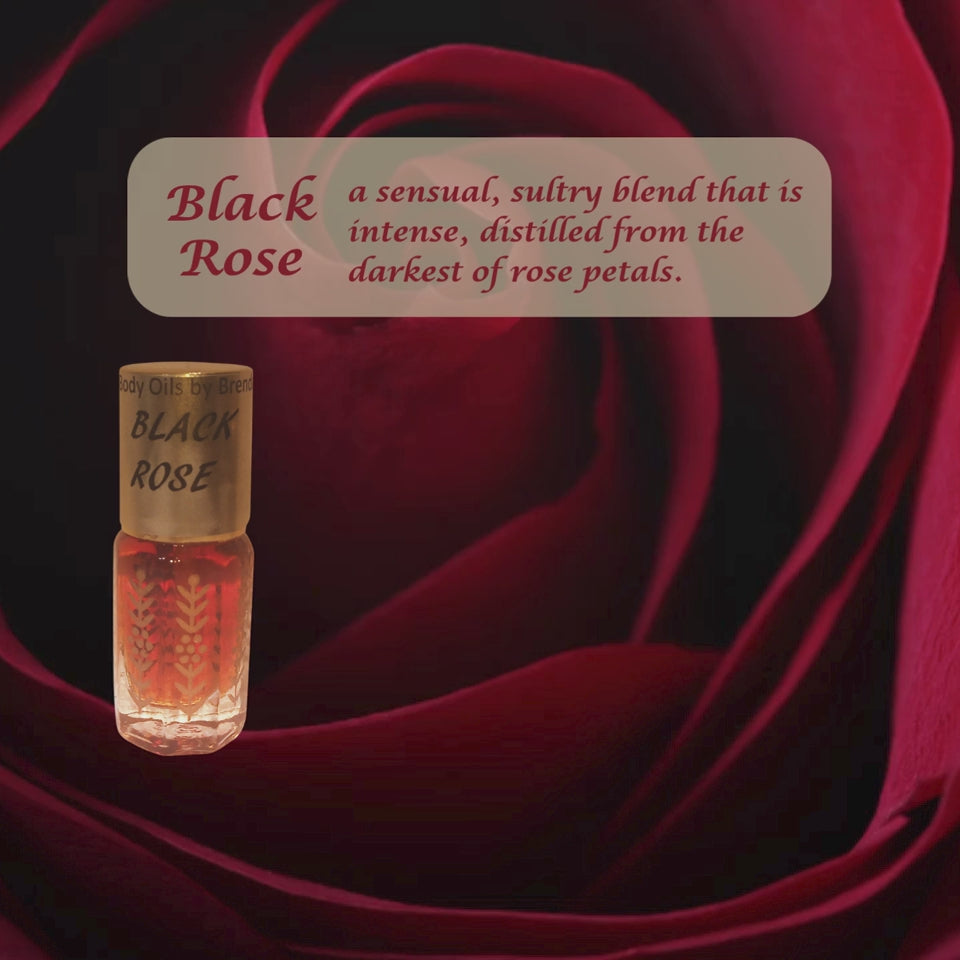 Black Rose Attar: Highest Quality Grade "A" Perfume Oil, 100% Alcohol Free. Essential, Fragrance, Body, Aromatherapy, Oil, Oriental, Sensual