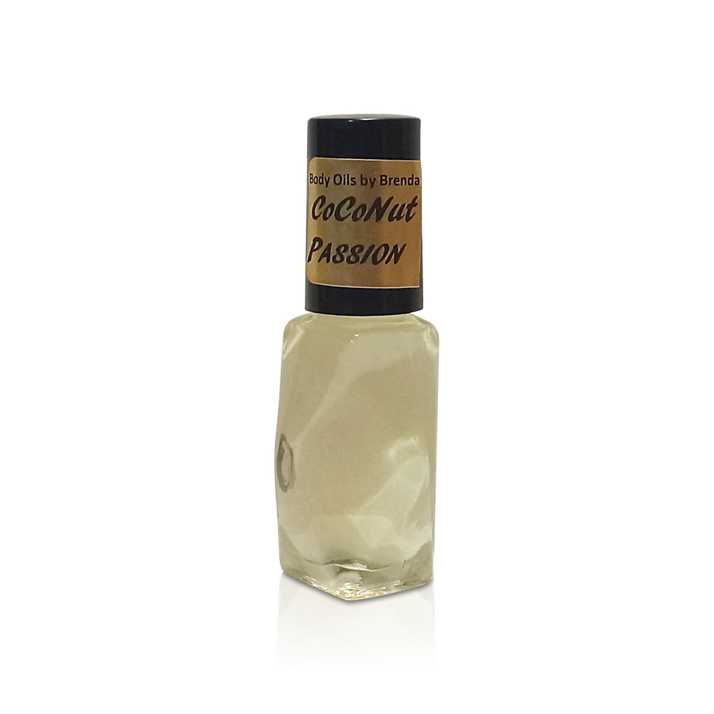 CoCoNut Passion Type Body Oil - Coconut Lovers Tropical - Luxury Body Oils - UNISEX - Fruity Gourmand Men & Women Fragrances - No Alcohol
