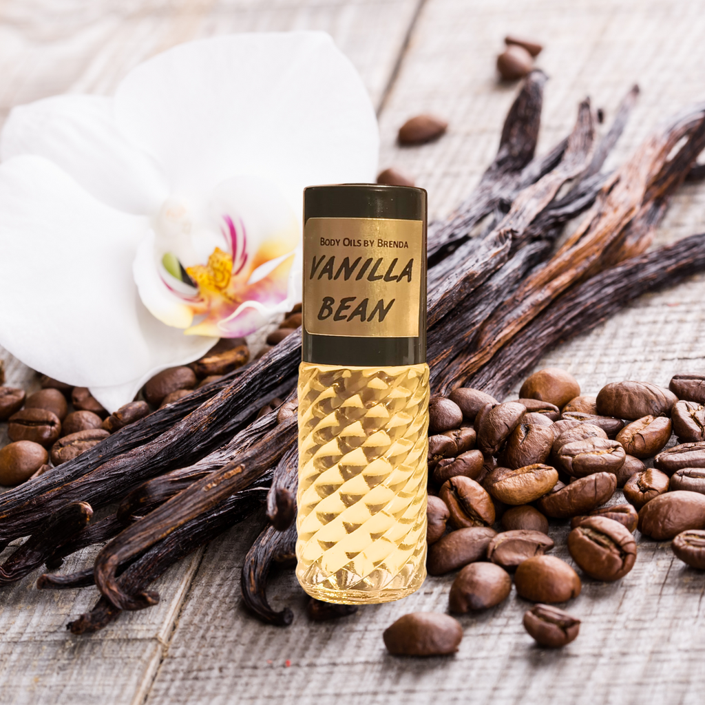 Vanilla Bean Body Oil - Vanilla Warm Spicy Fragrance - Alcohol Free Concentrated Body Oil- Vanilla Lover's Perfume