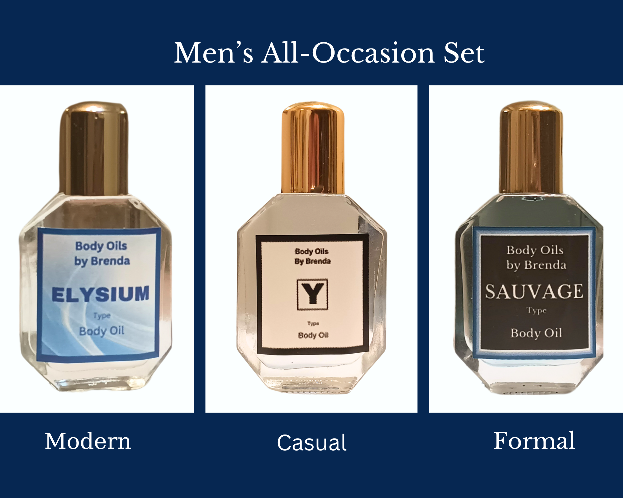 Men's All Occasion Gift Set-Formal Casual Modern-Top Oils Collection-Spicy Sweet Aromatic Woody Citrusy-Best Selling-Gift for Him