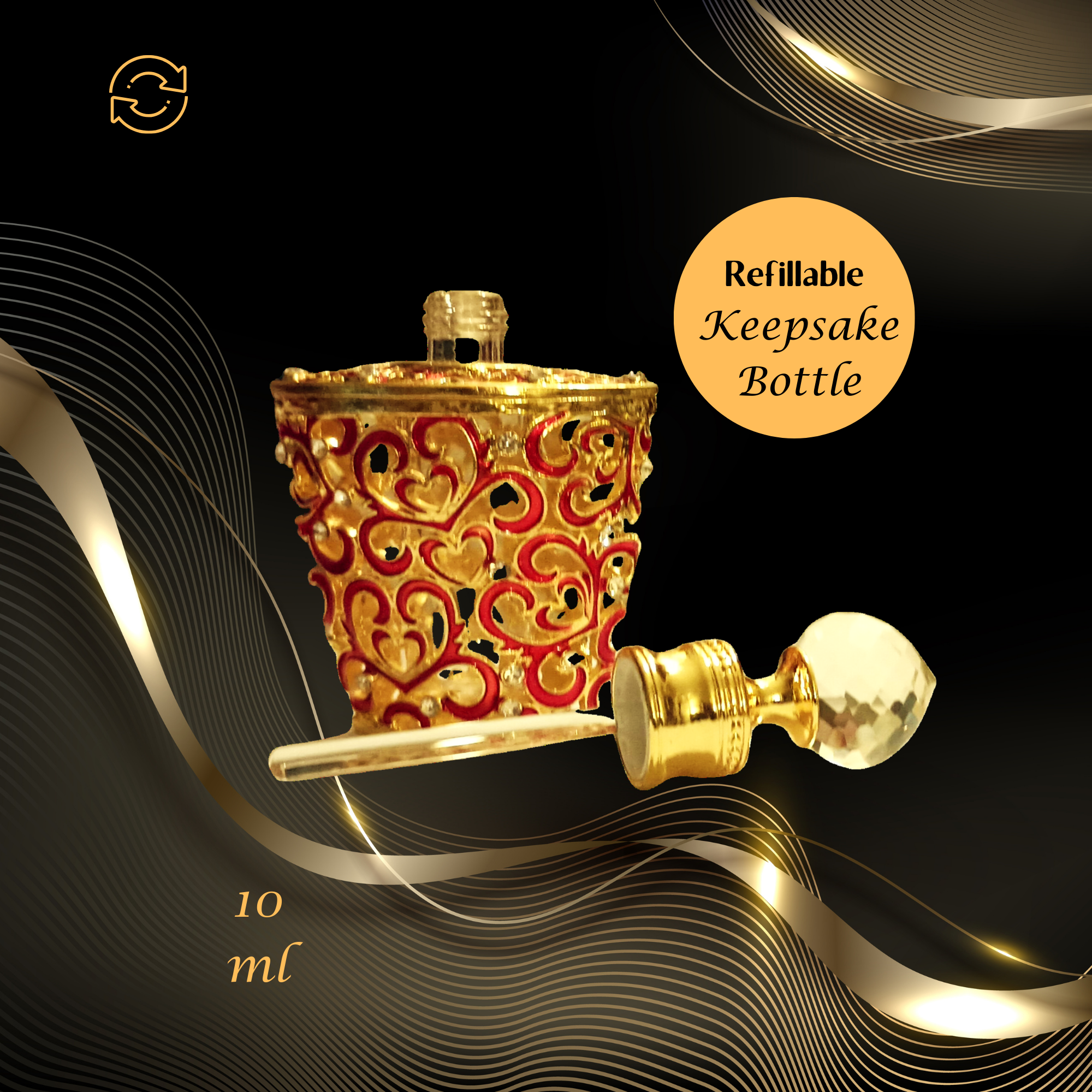 Idole Aura Perfumed Body Oil, Salted Vanilla Gourmand Fragrance Oil, Vanilla Rose Musk Perfume