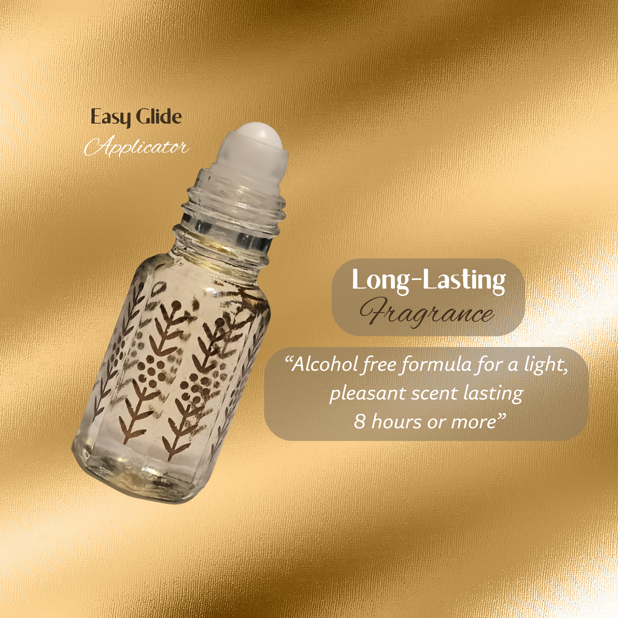 Coconut Vanilla Tahara Attar, Coconut Vanilla Musk Premium Concentrated Perfume Oil, Luxury Body Oil