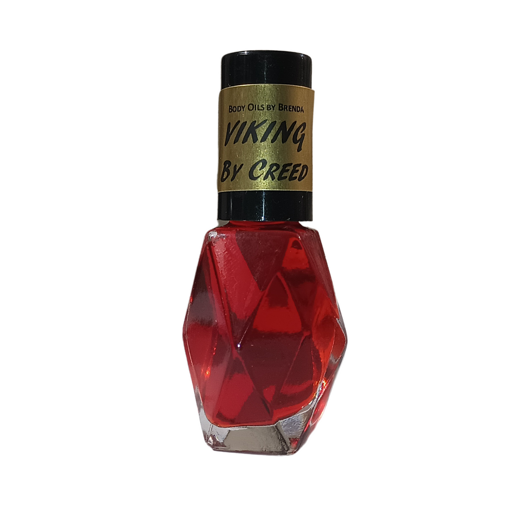 Viking Type Body Oil, Men's Fragrance, Invigorating Fresh Woody Scent, Fresh Spicy Energizing