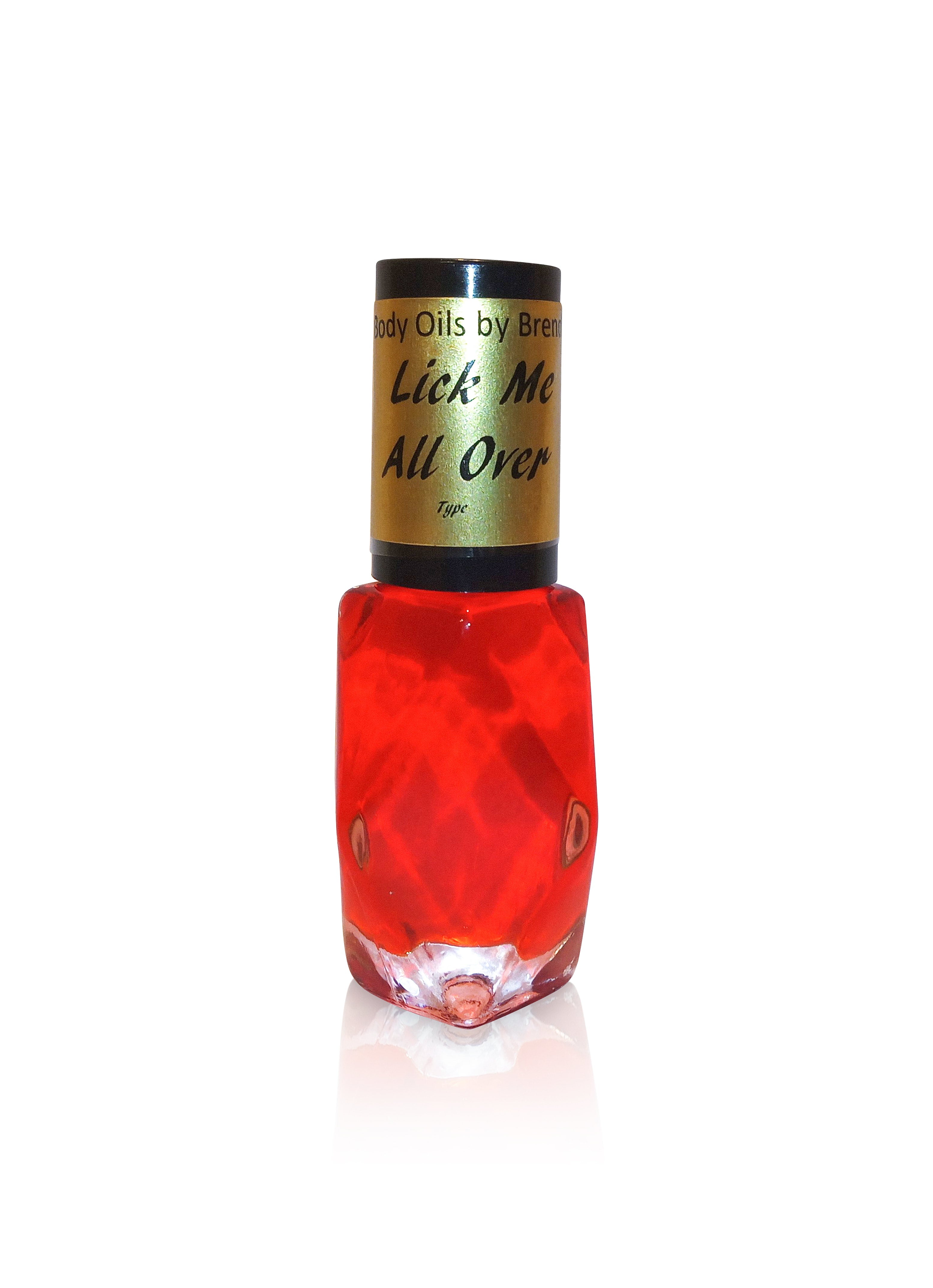 Lick Me All Over Unisex Body Oil - Women & Men Fragrance - Roll On Perfume -Gender Neutral Fragrance- Sexy and Sensual Fragrance