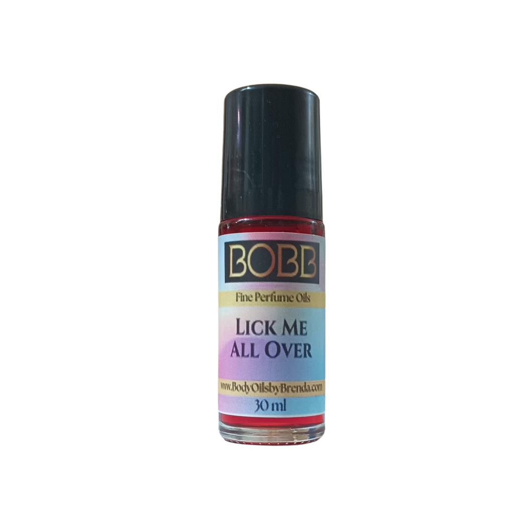 Lick Me All Over Unisex Body Oil - Women & Men Fragrance - Roll On Perfume -Gender Neutral Fragrance- Sexy and Sensual Fragrance