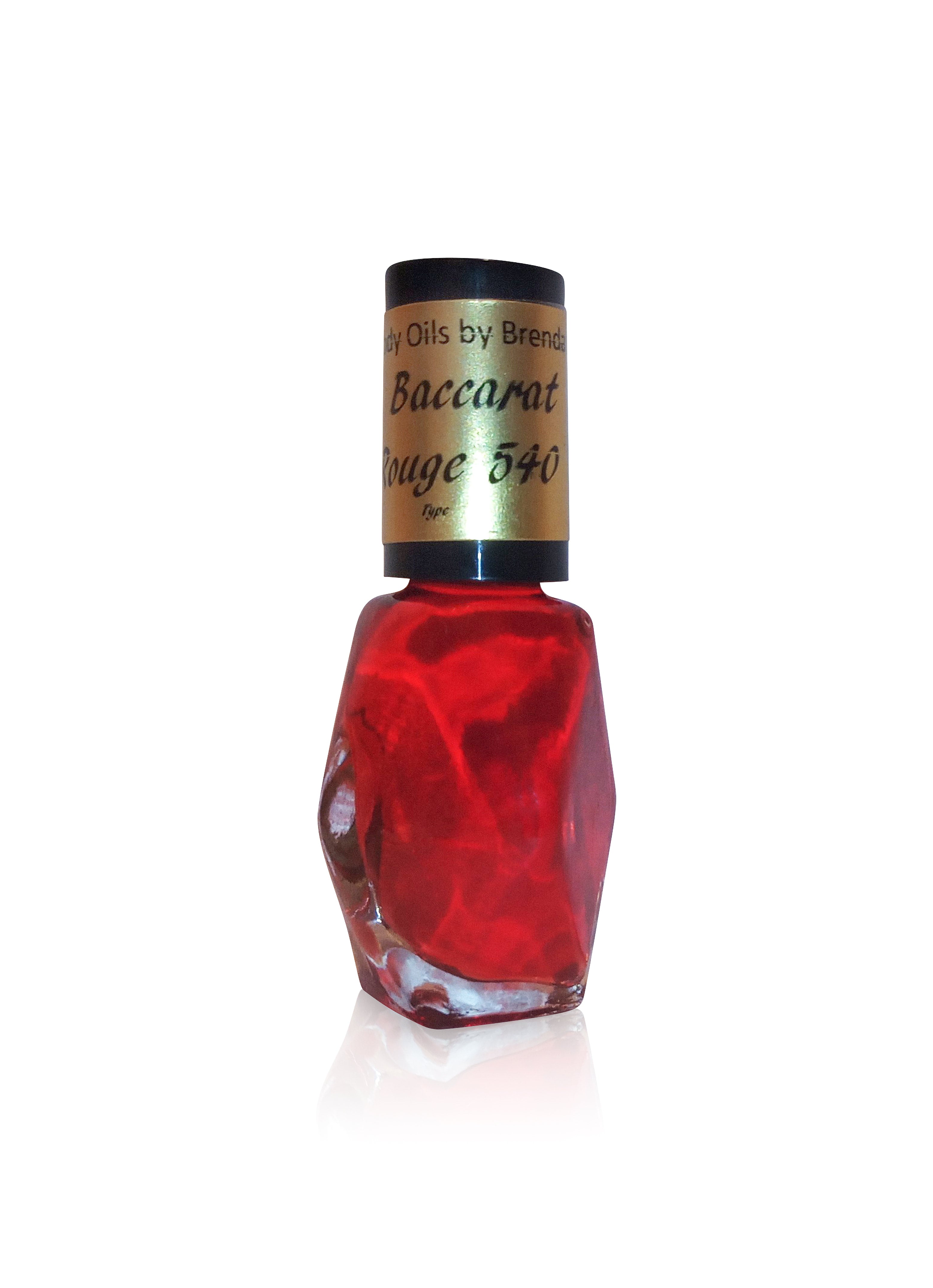Baccarat Rouge 540 Type Body Oil, Oriental Fragrance, Woody Amber Saffron Perfumed Oil, Luxurious