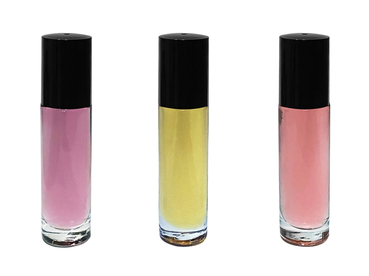 For Her: Customer's Favorite Collection Gift Set-Pure Thick Uncut Body Oil-Alcohol Free, Unisex, All Natural-Top Selling Fragrance Oils