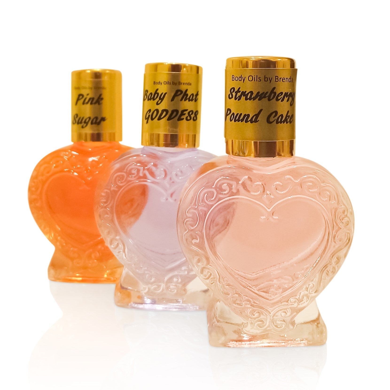 Women's Top 3 Perfumed Oils Collection-Gift Set-Pure Thick Uncut Body Oil-Alcohol Free, Unisex, All Natural-Top Selling Fragrance Oils