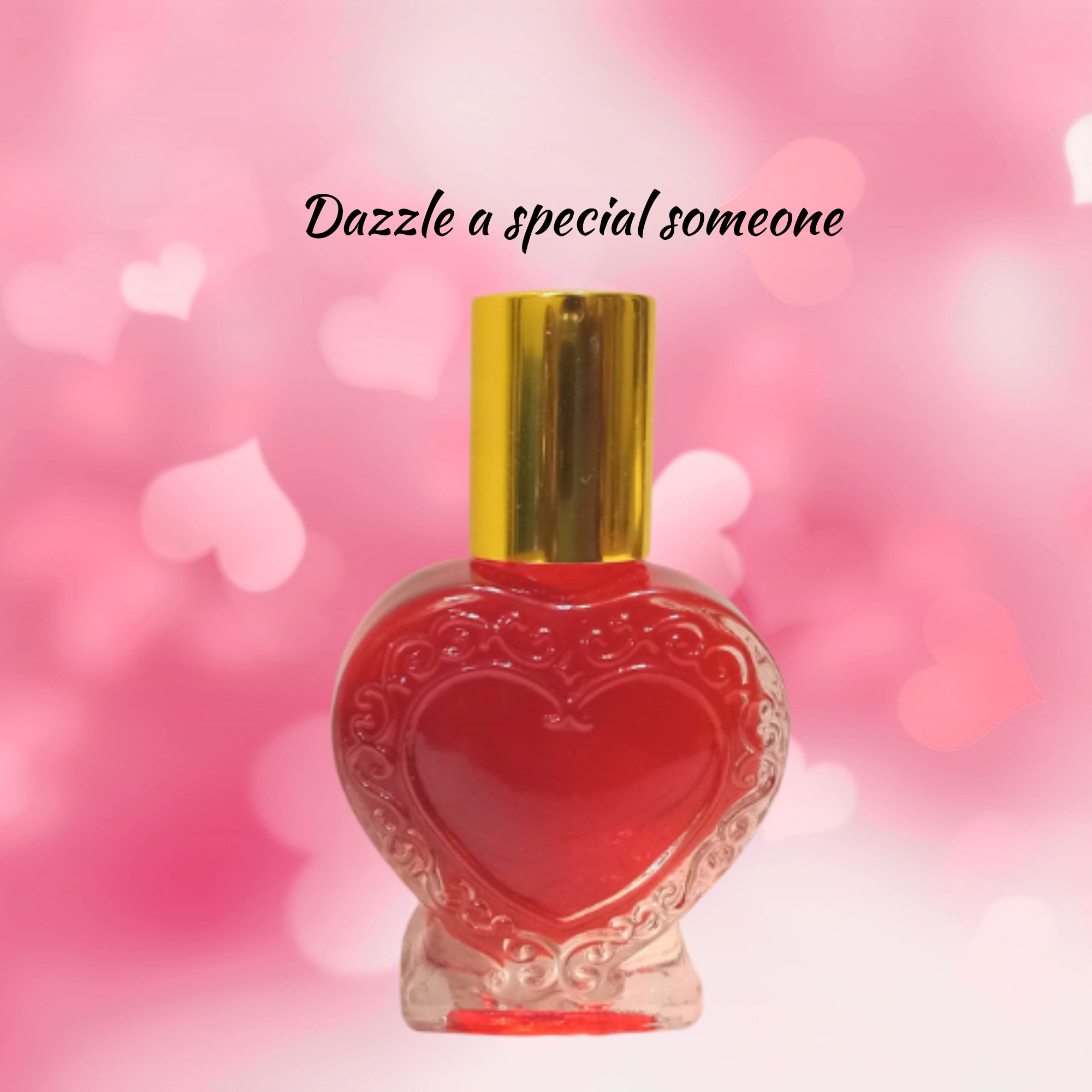 Perfumed Oil Sweetheart Special, Exquisite Heart Shaped Bottle, Best Selling Fragrances, Concentrated Perfumed Oils-Gifts for Her