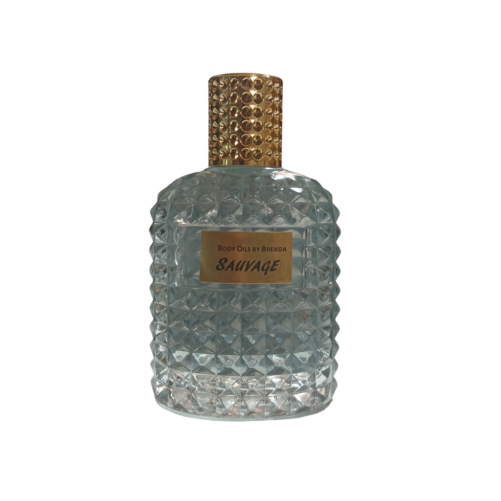 Sauvage Body Oil Perfumed Oil, Earthy Woody Scent, Men's Fragrance, Concentrated Alcohol Free Oil-*Not a Name Brand Product