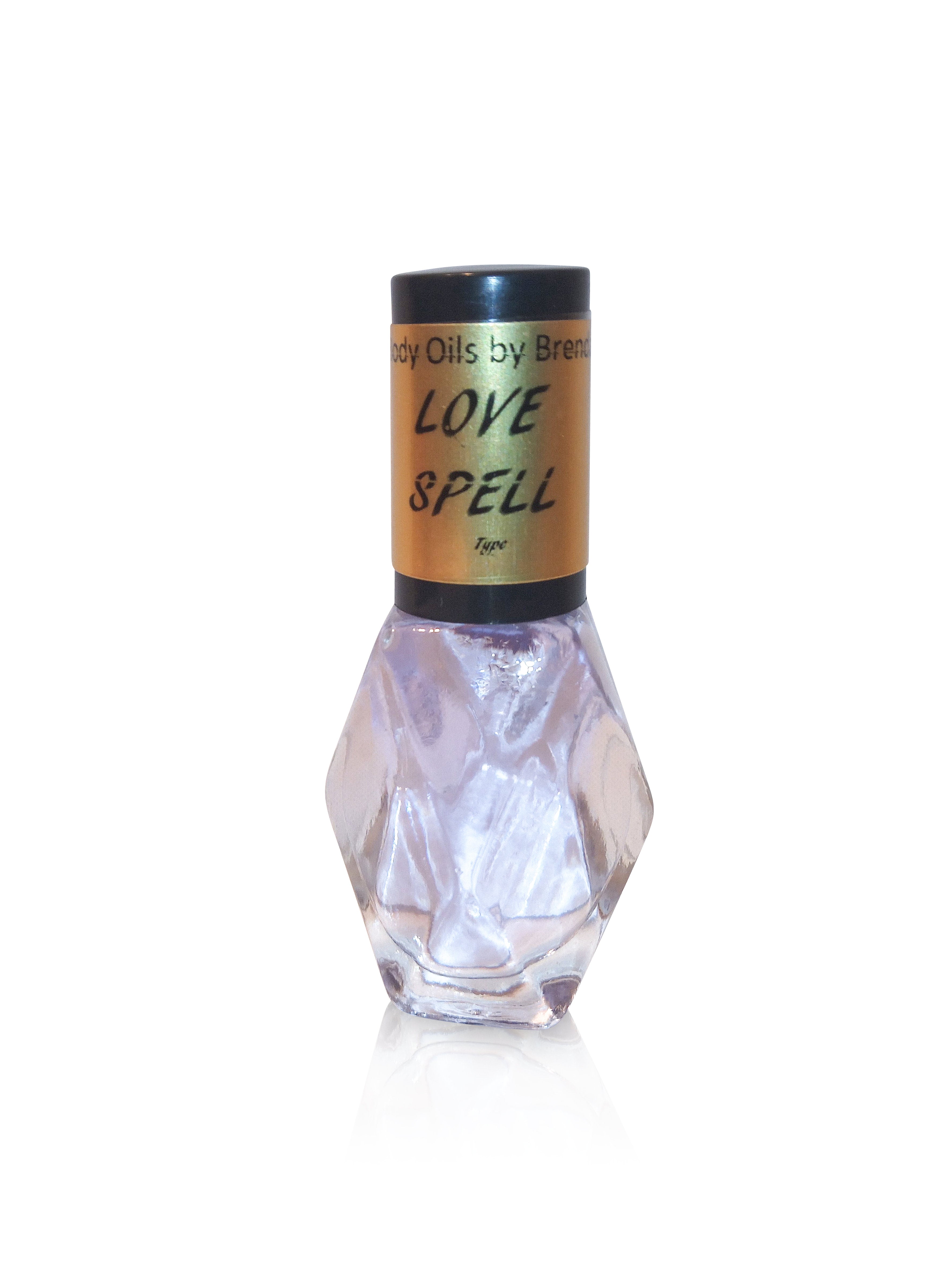 Love Spell Type Body Oil - Sensual - Floral Fruity Fragrance - All-Natural Perfume - Alcohol Free Women's Perfumed Body Oil
