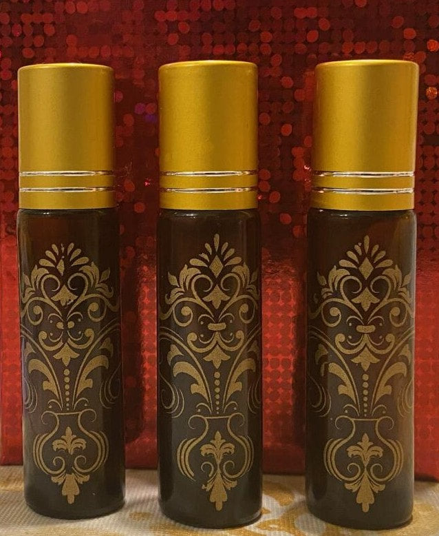 Men's Top 3 Perfumed Oils Collection -Gift Set-Pure Thick Uncut Body Oil-Alcohol Free, Unisex, All Natural-Top Selling Fragrance Oils - copy