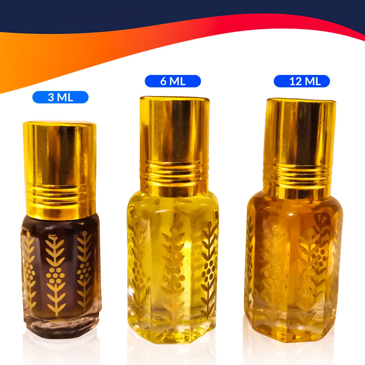 Amber White Fragrance/Body Oil Uncut Long Lasting Roll On 1/3 oz 8